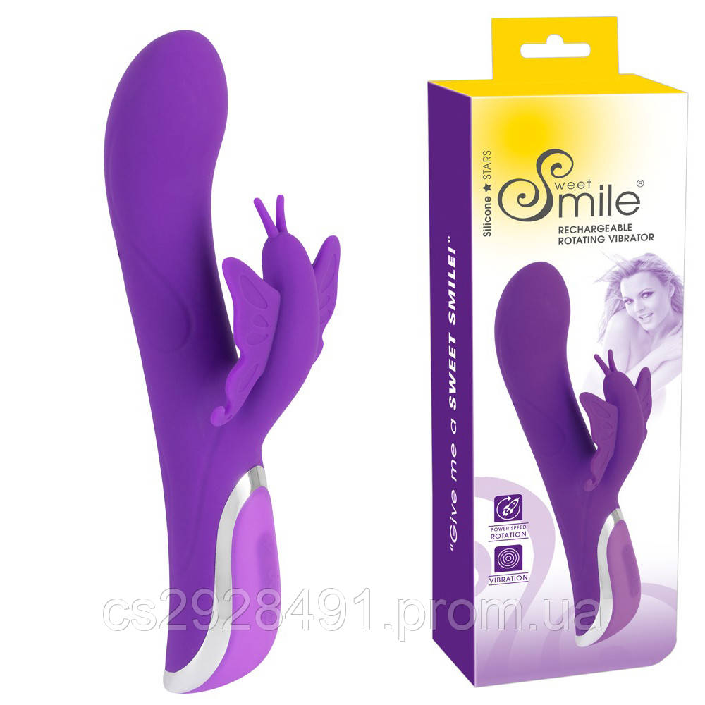 Вібратор Sweet Smile Rechargeable Rotating vibrator