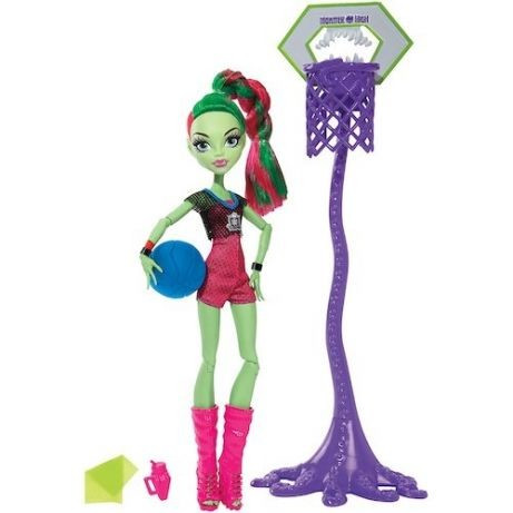 Лялька Монстер Хай Венера Макфлайтрап Чемпіонат з баскетболу (Monster high Venus Mcflytrap Casketball champ)