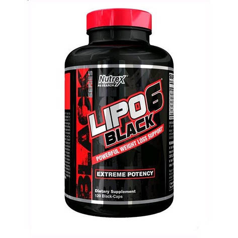 Жироспалювач термогенік Nutrex LIPO 6 Black 120 капс США, фото 2