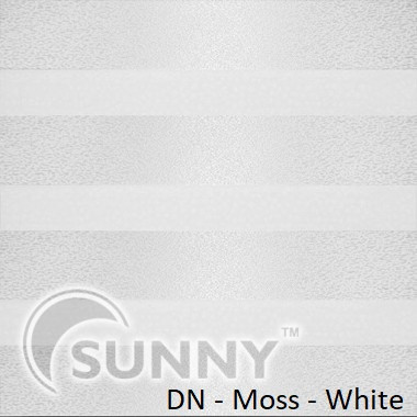 Рулонні штори для вікон День Ніч в закритій системі Sunny з П-подібними направляючими, тканина DN-Moss, фото 1