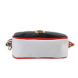 Сумка жіноча Camera Bag з текстильним ремінцем у стилі Marc Jacobs (біла), фото 10