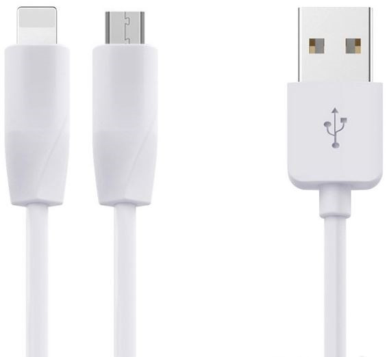 Кабель Lightning & Micro to USB Cable