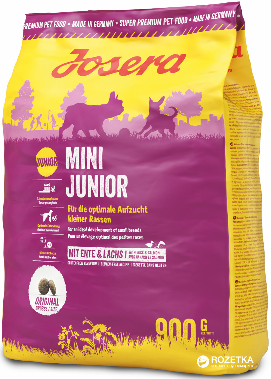 Josera Mini Junior Сухий корм для цуценят дрібних порід, 900 гр