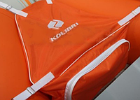 Сумка-рундук Kolibri носовая с креплением (КМ-280DL - KM-330DL, KM-330DSL, КМ-360DSL) серый оранжевый