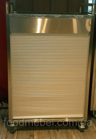 Візок сервірувальний з ролетами для кейтерінгу і брудного посуду, фото 1