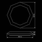 Світлодіодна люстра з пультом BIOM SMART SML-R05-50, 50Вт, 3000–6000K, фото 8