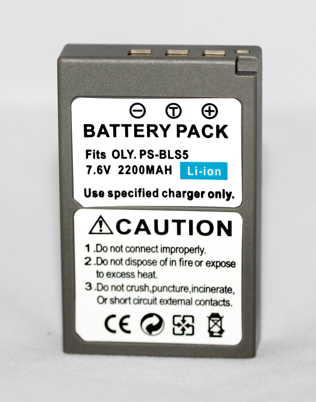 Акумулятор для фотоапаратів OLYMPUS - BLS-5 (PS-BLS5, BLS-50) - 2200 ma