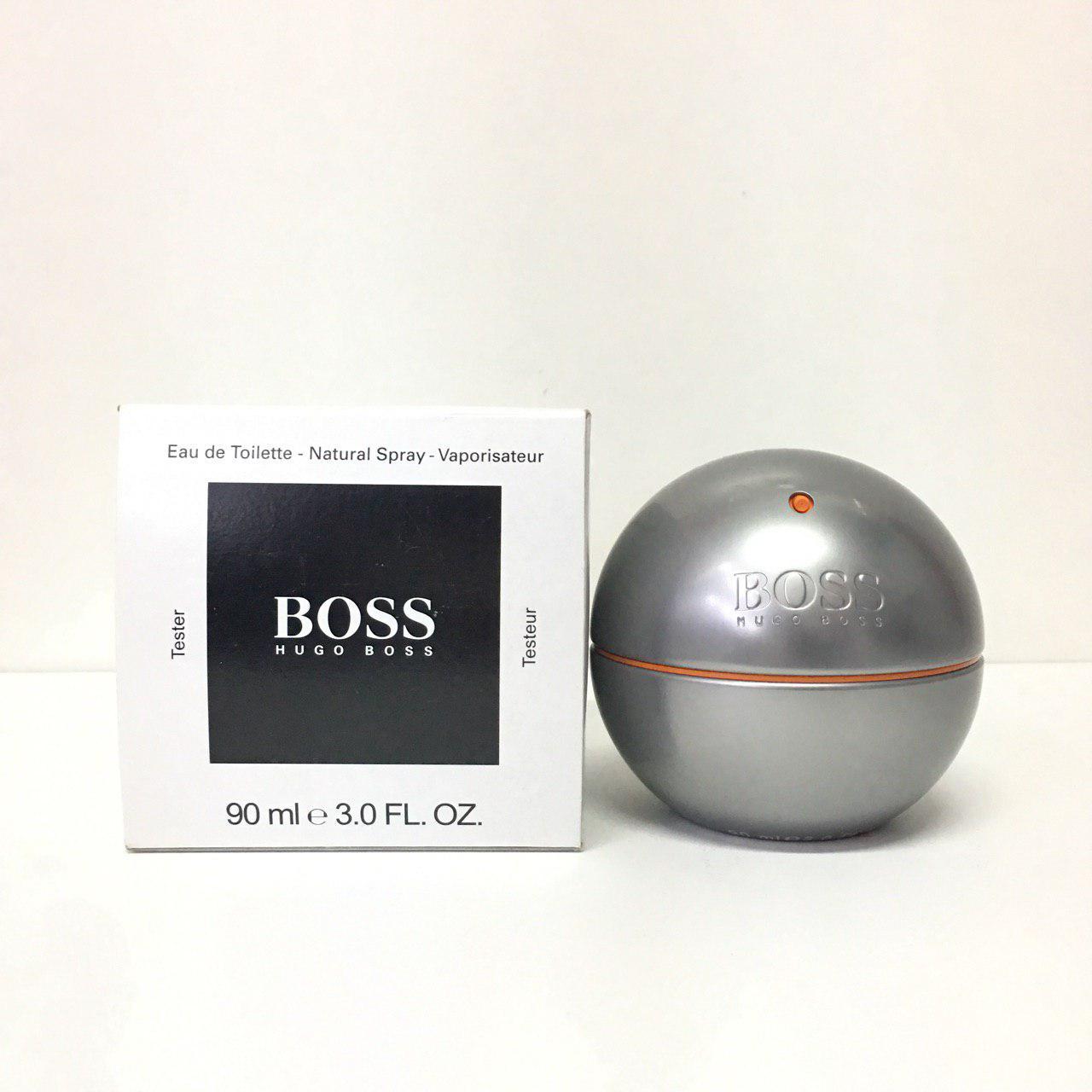 Чоловіча брендова туалетна вода Hugo Boss In Motion 90ml тестер оригінал, цитрусовий пряний аромат
