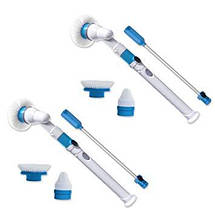Щітка-ураган 3 в 1 для чищення плитки Hurricane Cordless Spin Scrubbe R13816 обертається електрична, фото 3