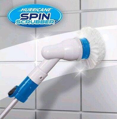 Щітка-ураган 3 в 1 для чищення плитки Hurricane Cordless Spin Scrubbe R13816 обертається електрична, фото 2