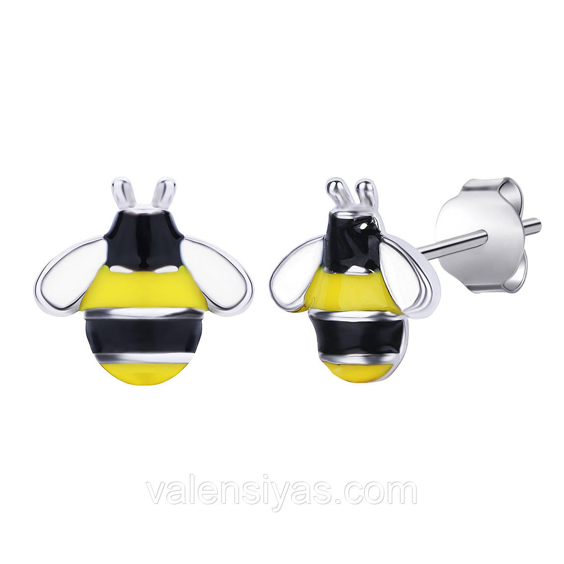 Срібні сережки Бджіли С2ц/1245