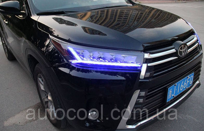 Тюнінг LED фари Toyota Highlander 2017+ г.в. рестайлінг