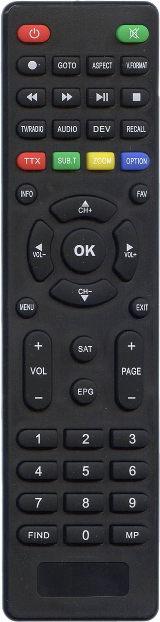Пульт SAT Golden Interstar HD FTA