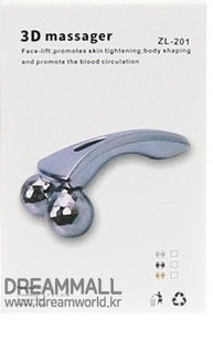 Массажёр для лица и тела 3D MASSAGER ZL - 201 Ручной лифтинговый