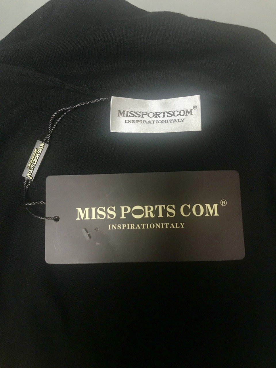 Гольф свитер женский черный гладкий Miss Ports под резинку - фото 2 - id-p944606698
