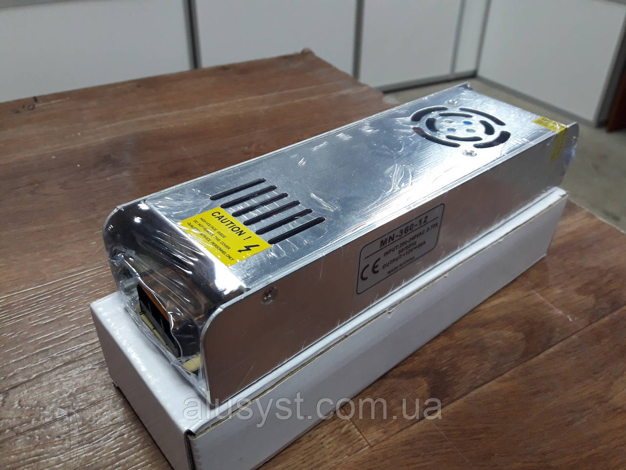 Блок живлення подовжений 12V-360W-30А серія MS