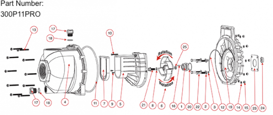 Ремкомплект 3" Banjo 13999