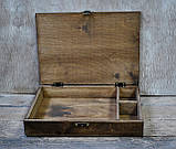 Дерев'яний футляр для презентації весільних світлин із металевою застібкою, фото 4