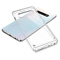 Чохол Spigen для Samsung Galaxy S10 Plus Ultra Hybrid, Crystal Clear, фото 5