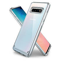 Чохол Spigen для Samsung Galaxy S10 Plus Ultra Hybrid, Crystal Clear, фото 4