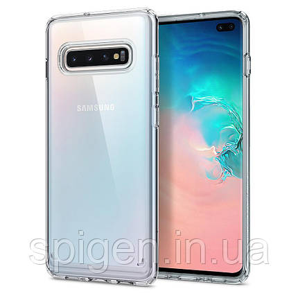 Чохол Spigen для Samsung Galaxy S10 Plus Ultra Hybrid, Crystal Clear, фото 1