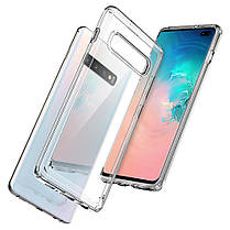 Чохол Spigen для Samsung Galaxy S10 Plus Ultra Hybrid, Crystal Clear, фото 3