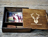 Дерев'яне паковання для світлин 15*20 і флешки, фото 6