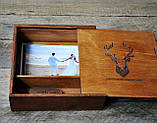 Дерев'яне паковання для світлин 15*20 і флешки, фото 8