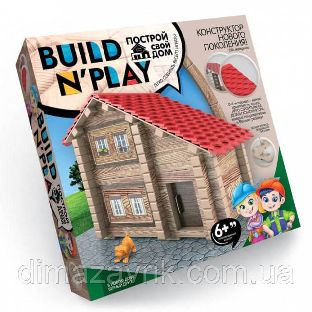 Конструктор Нового покоління «BUILD'N'PLAY» Побудуй Свій Дім, фото 1