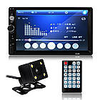Магнітола 2 дин 7010B Little + рамка 7 дюймів сенсор + USB, SD, FM, Bluetooth, фото 4