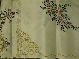 Скатертина 150*220 см. з вишивкою
