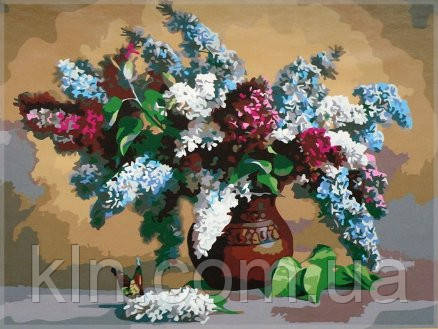 Картина за номерами Babylon Букет бузку MS634 40 х 50 см, фото 1