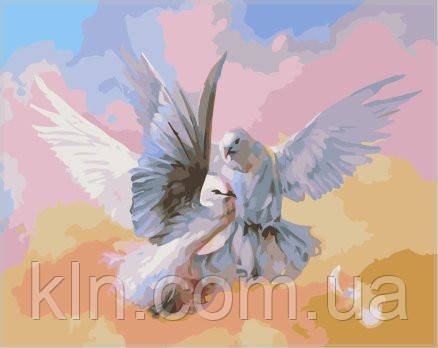 Картина за номерами Babylon Закохані голубки		SW007 40 х 50 см, фото 1