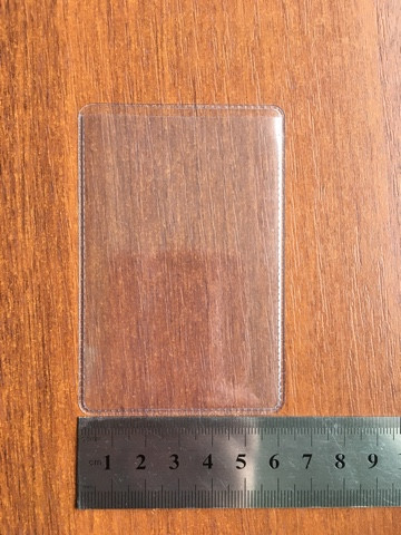 Обкладинка прозора ПВХ для пластикової айді-карти