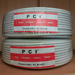 Кабель коаксіальний PCI RG-6 (мідний)