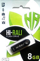 Hi-Rali 8 GB USB Shuttle series Black HI-8GBSHBK Флеш память (100017)