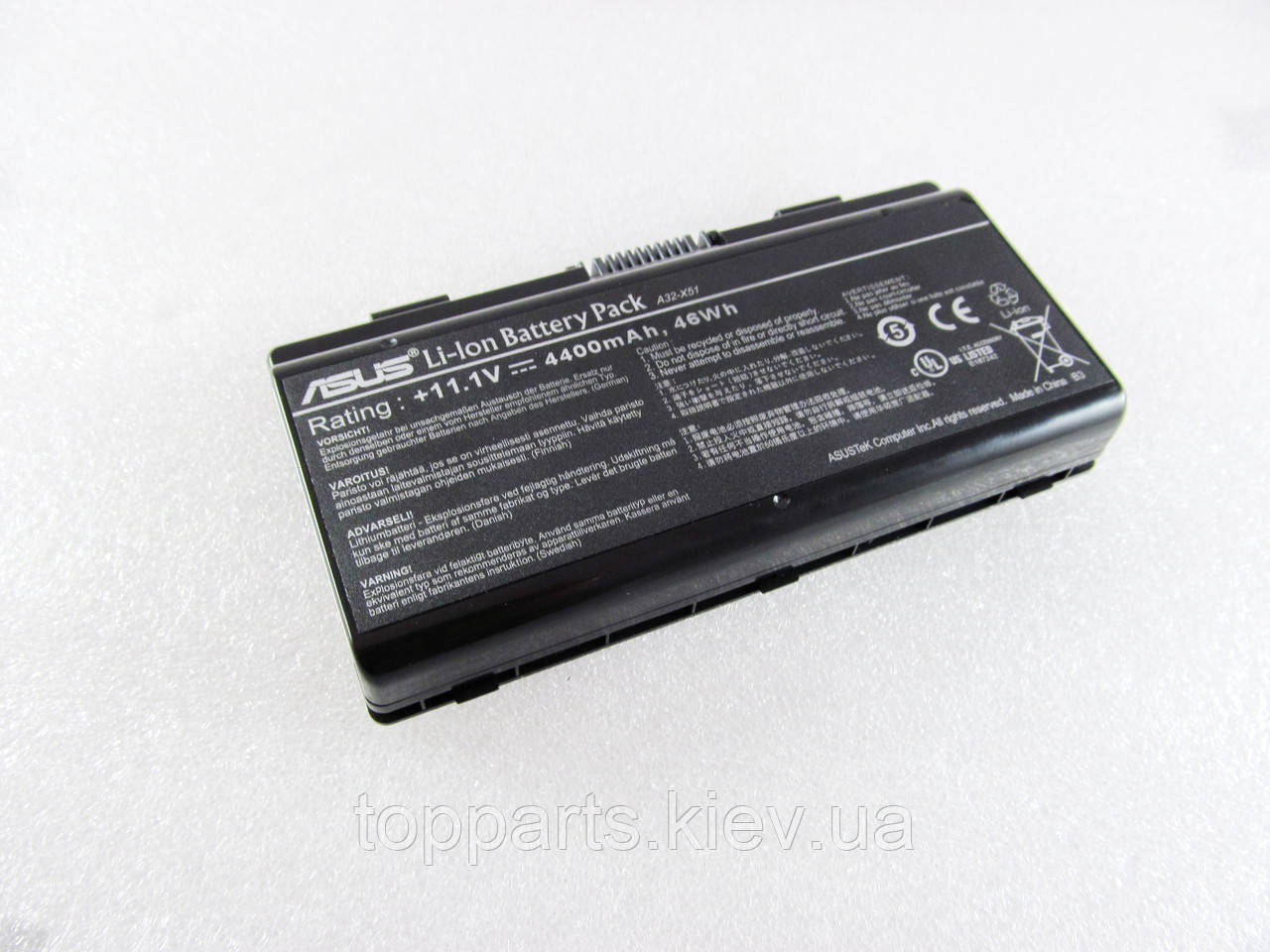 Батарея для ноутбука Asus A32-X51, 4800mAh, 6cell, 11.1V, Li-ion, чорна, ОРИГІНАЛЬНА
