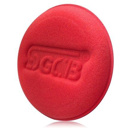 SGCB SGGD002 Hand Wax Sponge Круглий поролоновий аплікатор, червоний 10х2 см 6 шт.