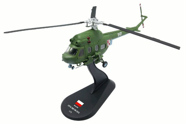 Модель Вертольоти Світу (Amercom) №36. MIL MI-2 в масштабі 1:72