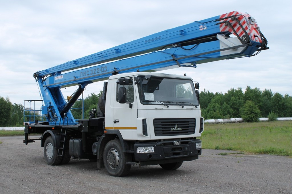 ПІД'ЄМНИК МОНТАЖНИЙ СТРОЛІВИЙ ПМС-328-03 (автовишка)