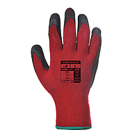 Перчатки A100 с латексным покрытием M/8, красный/черный