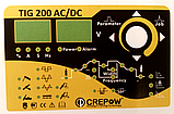 Аргонове зварювання CrepoW TIG-200 AC DC, фото 3