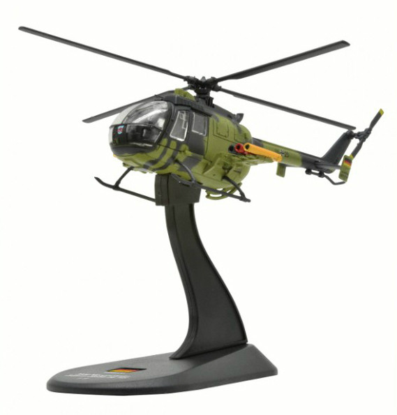 Модель Вертольоти Світу (Amercom) №45. Messerschmitt-Bolkow-Blohm Bo 105 в масштабі 1:72, фото 1