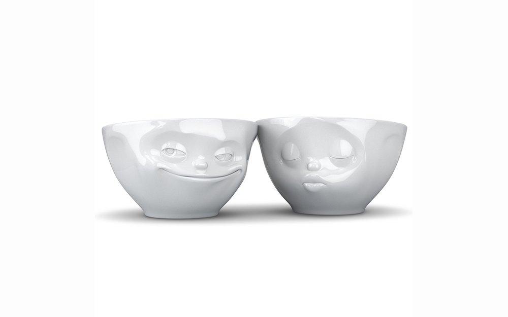 Набір порцелянових піал 58products Tassen Kissing & Grinning 200 мл 2 шт Tass12201/TF