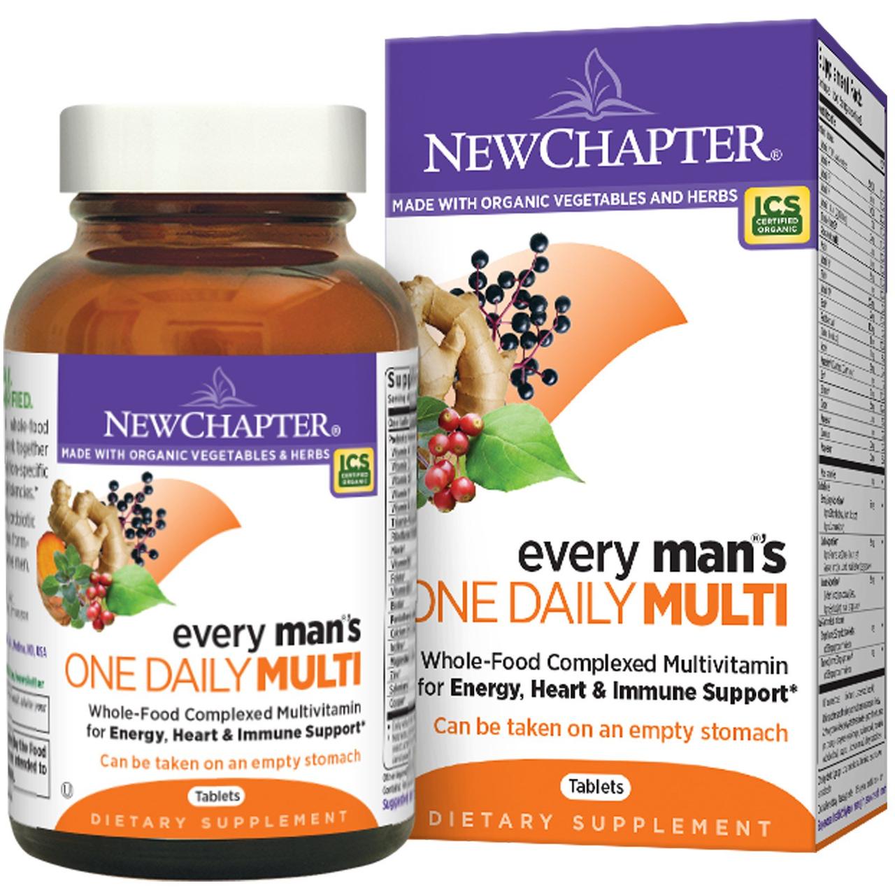 Вітаміни для чоловіків, New Chapter, 48 таблеток