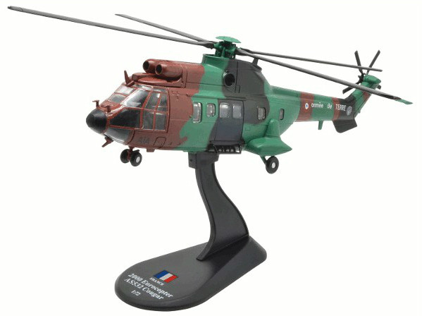 Модель Вертольоти Світу (Amercom) №50. Eurocopter Cougar AS532 в масштабі 1:72
