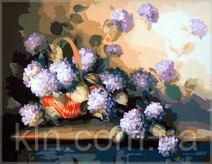 Картина за номерами Babylon Гортензія в цибулі SW041 40 х 50 см, фото 1