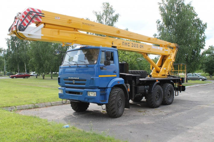 ПІДЙОМНИК МОНТАЖНИЙ СТРІЛОВИЙ ПМС-328-04 (автовишка), фото 2