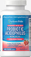 Пробіотик Puritan's Pride — Probiotic Acidophilus With Lactis (100 капсул)