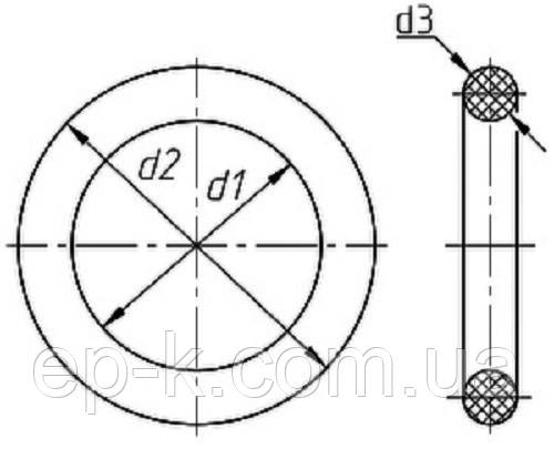 Кільця гумові 142-149-40 ГОСТ 9833-73